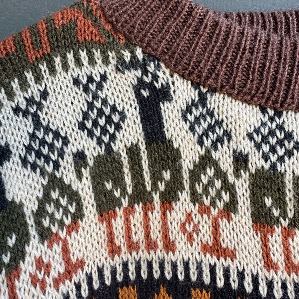 No tag llama knit sweater - Picture 3 of 4